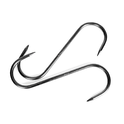 S-Hook, Stainless Steel, 5 g, 140 mm (5 1/2)