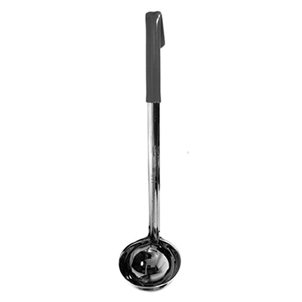 Stainless Steel Ladle with Plastic Handle, 4 oz.